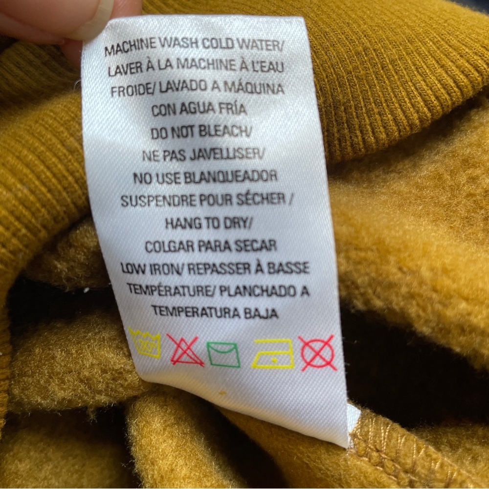 Kangol Women’s Dark Mustard Crewneck Sweatshirt L - Picture 8 of 8